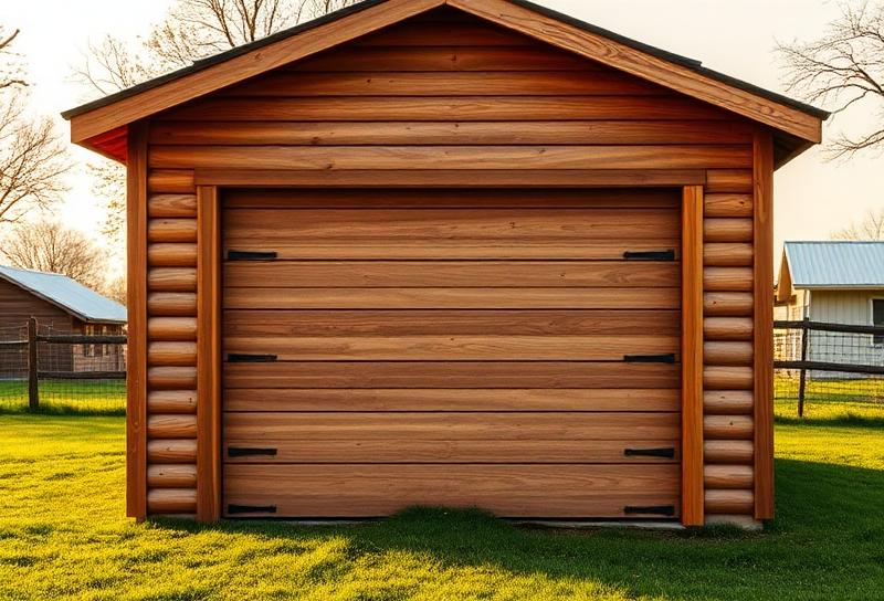 Shed roll up door application